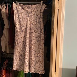 American Eagle Studio- Snake Print long Skirt Size: XL NWT